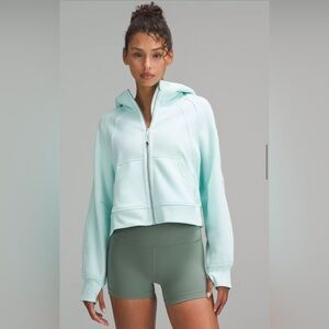 NWT Scuba Oversized Full-Zip Hoodie - Mint XS/S